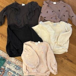 Lot of Zara sweatshirts